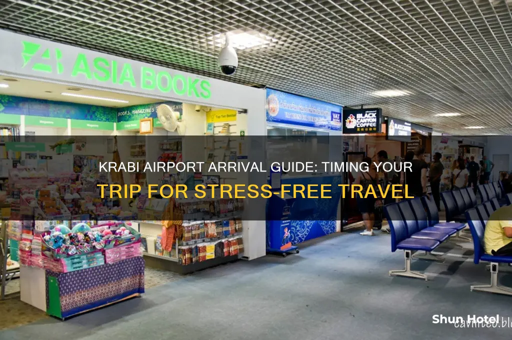 how early to get to krabi airport