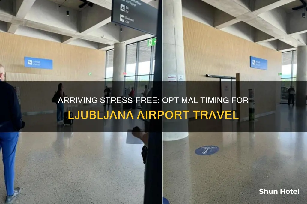 how early to get to ljubljana airport