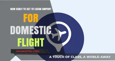 Arriving Early: Optimal Timing for Domestic Flights at Logan Airport