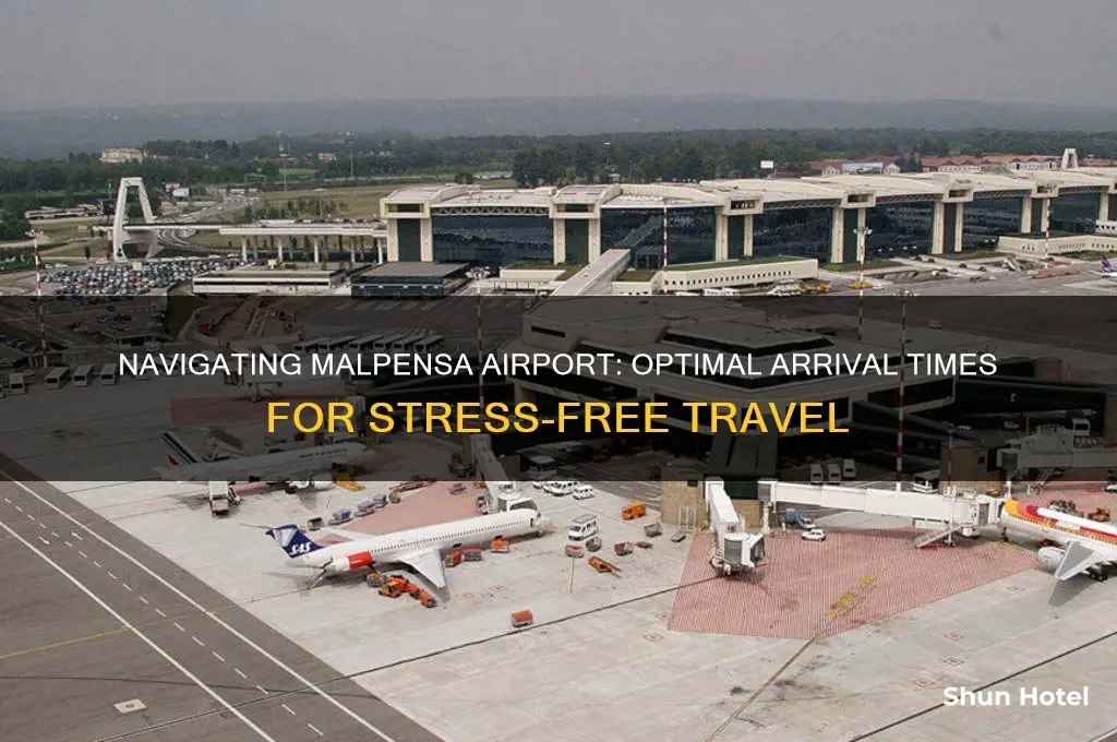 how early to get to malpensa airport