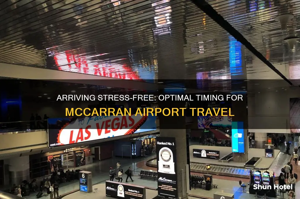 how early to get to mccarran airport