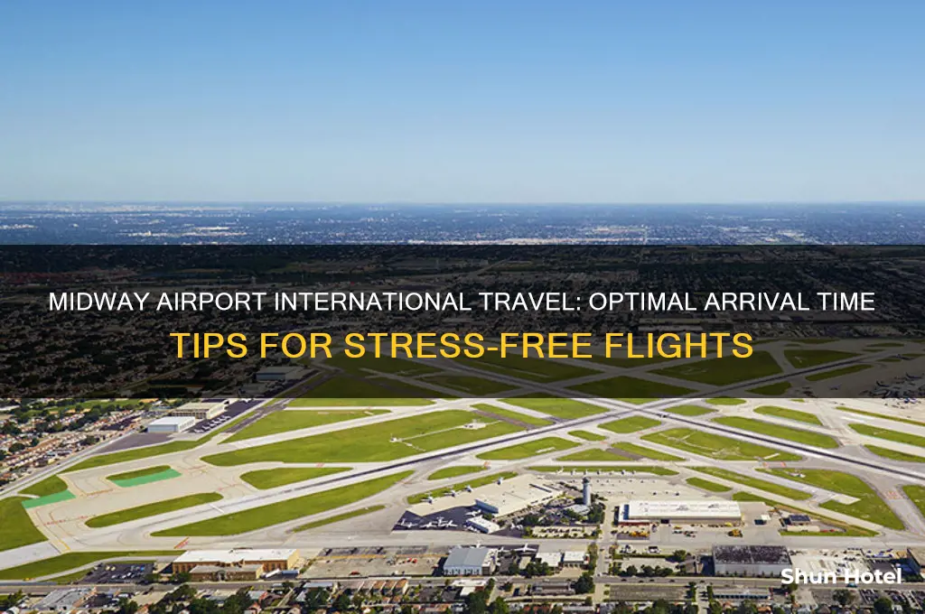 how early to get to midway airport for international travel