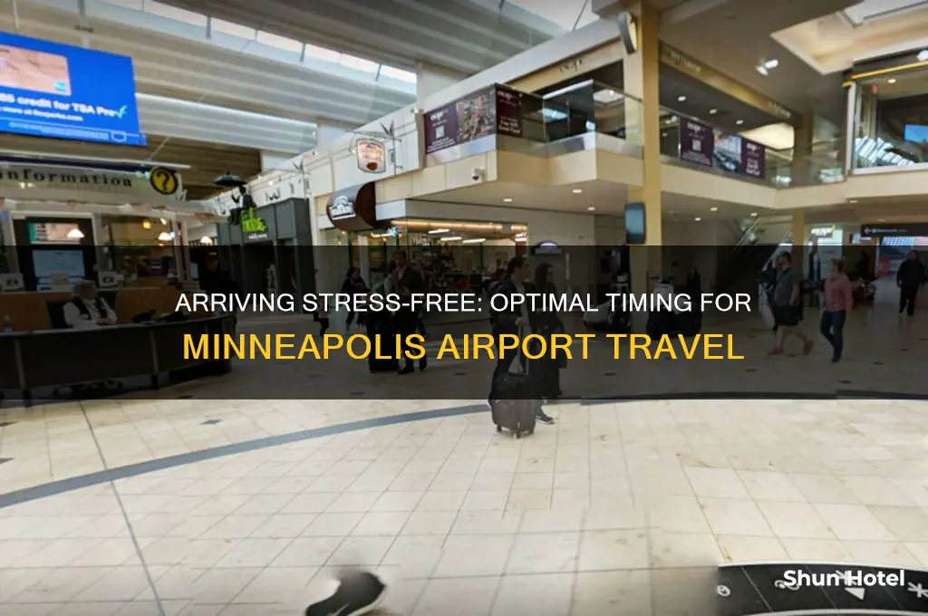 how early to get to minneapolis airport