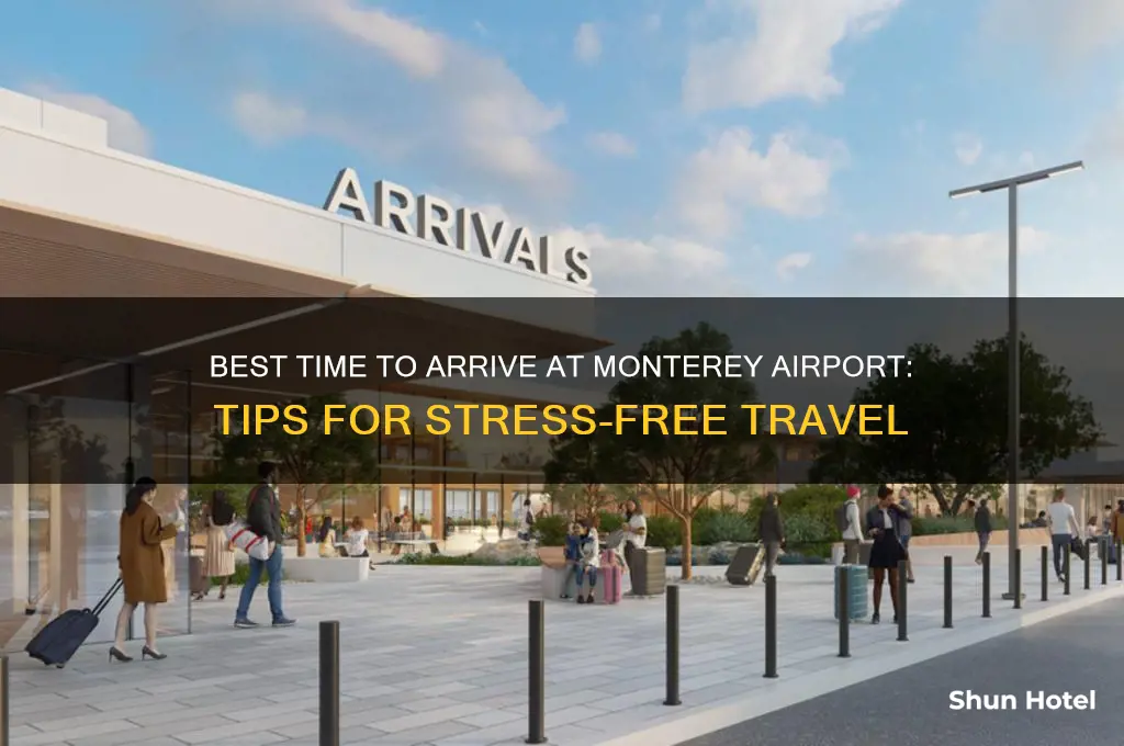 how early to get to monterey airport
