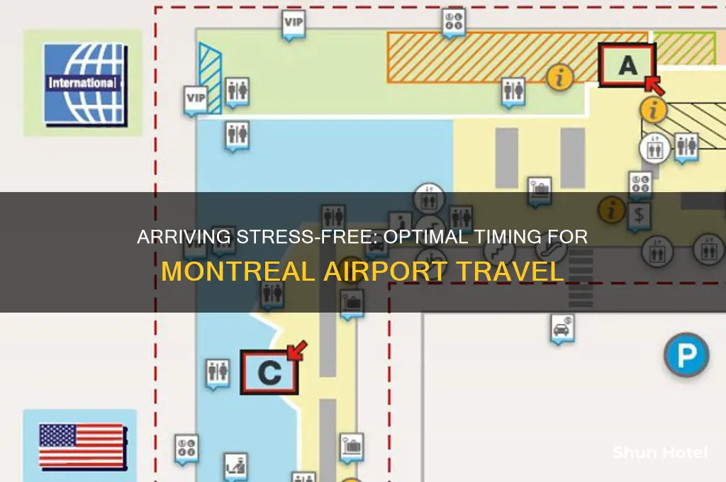 how early to get to montreal airport