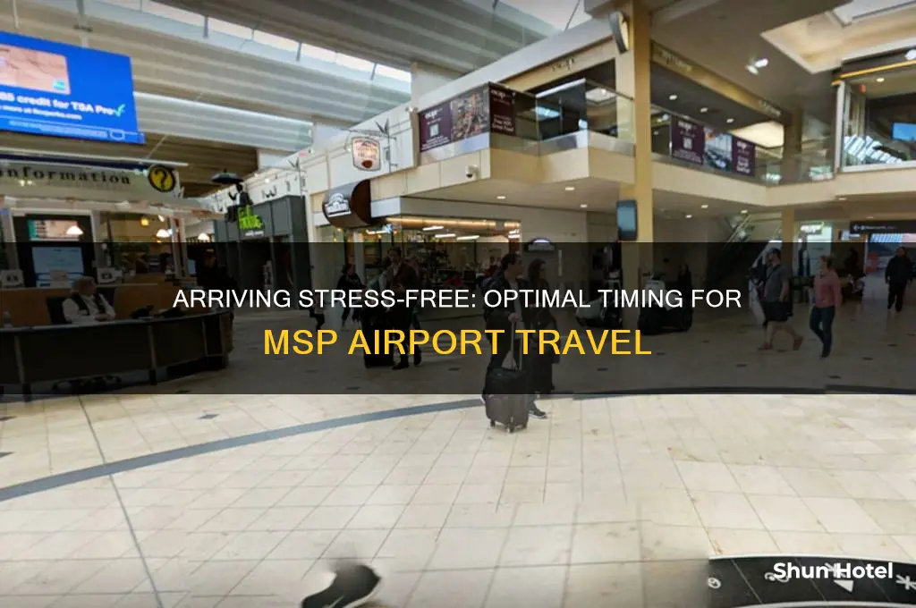 how early to get to msp airport