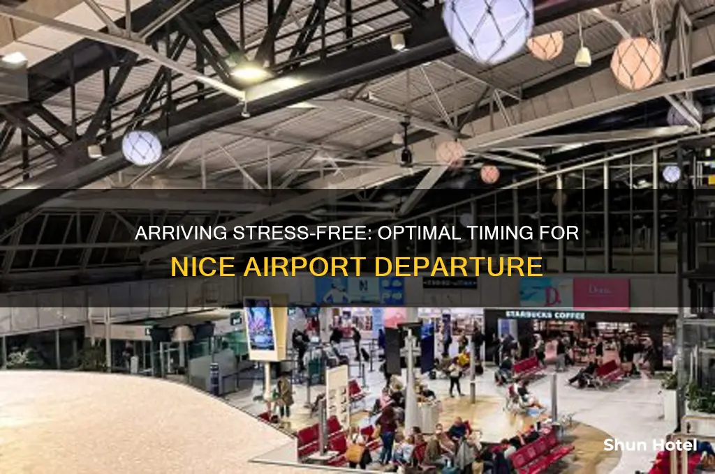 how early to get to nice airport