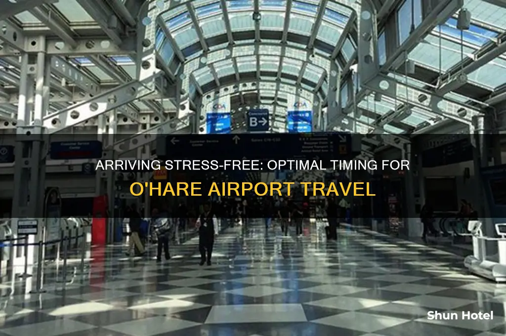 how early to get to ohare airport