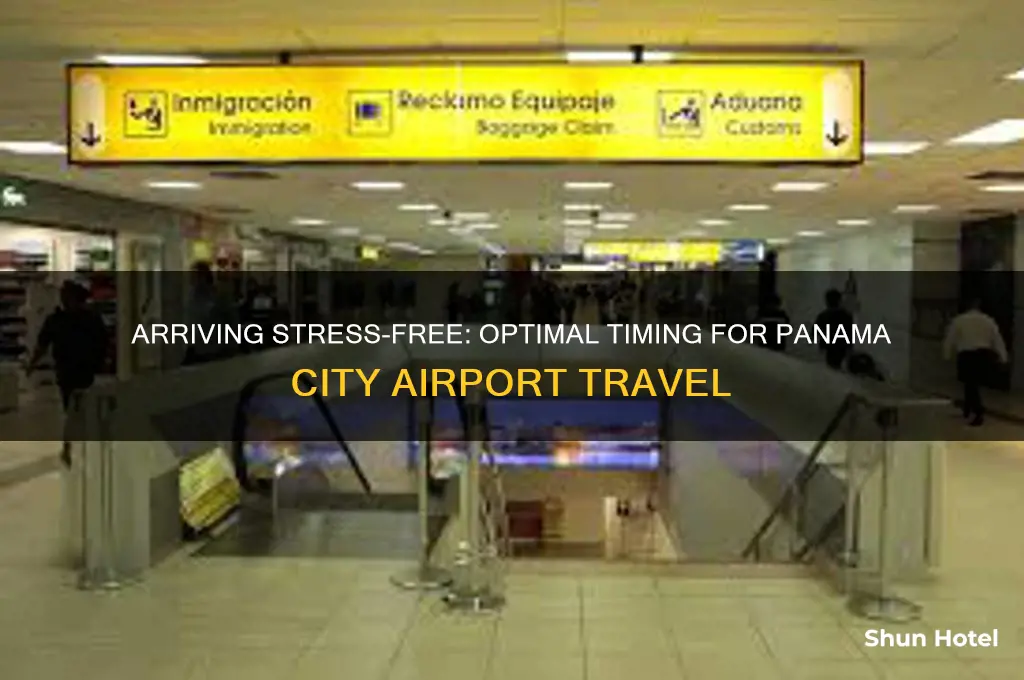 how early to get to panama city airport