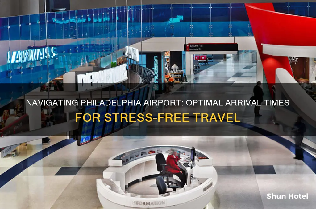 how early to get to philadelphia airport