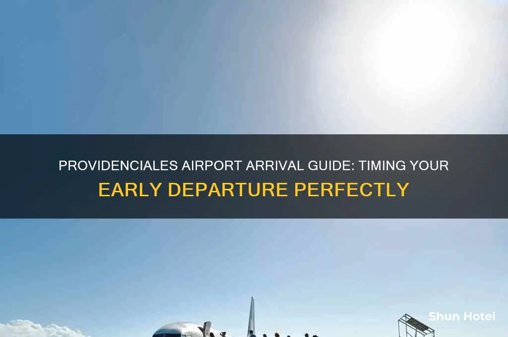 how early to get to providenciales airport