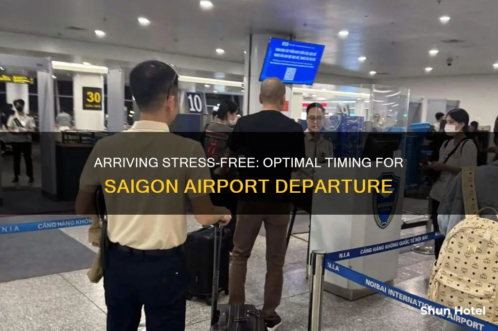 how early to get to saigon airport