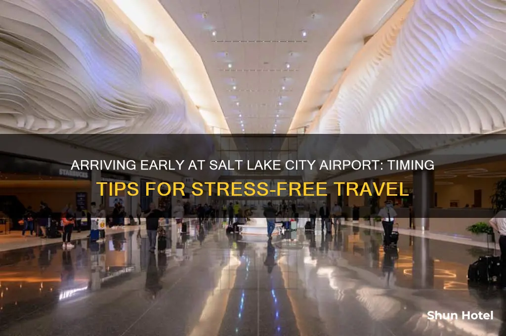 how early to get to salt lake city airport