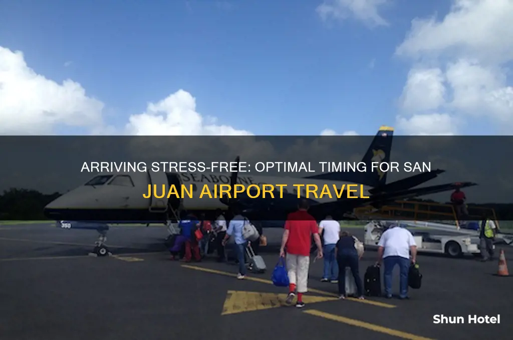 how early to get to san juan airport