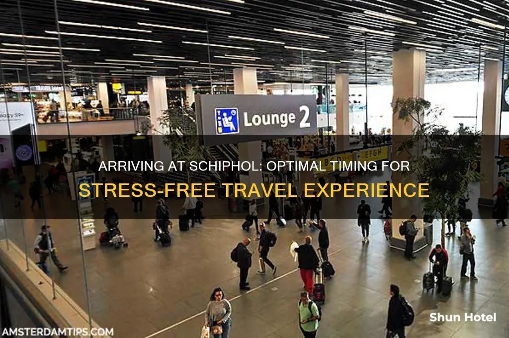 how early to get to schiphol airport