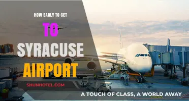 Arriving Stress-Free: Optimal Timing for Syracuse Airport Travel