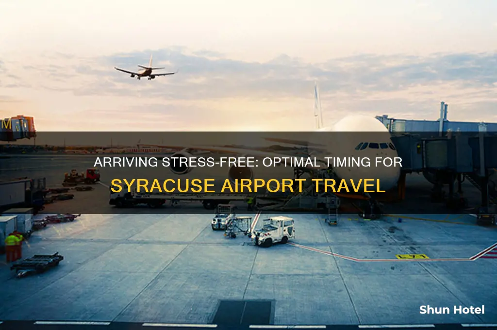 how early to get to syracuse airport