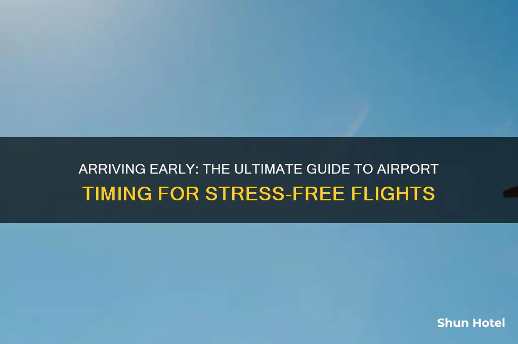 how early to get to the airport before a flight