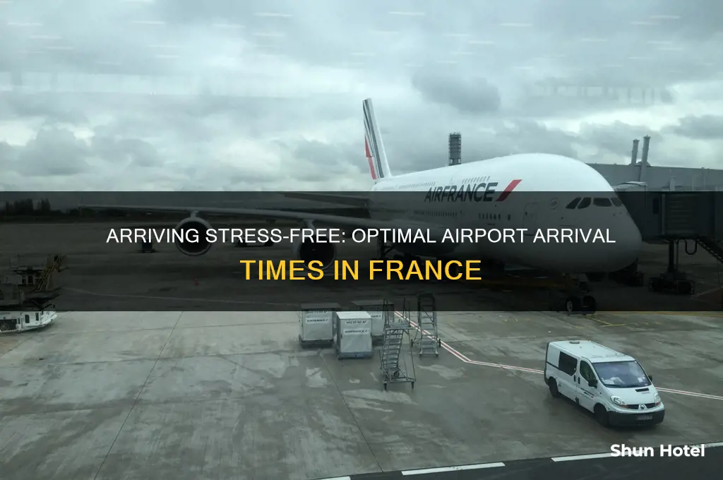 how early to get to the airport in france