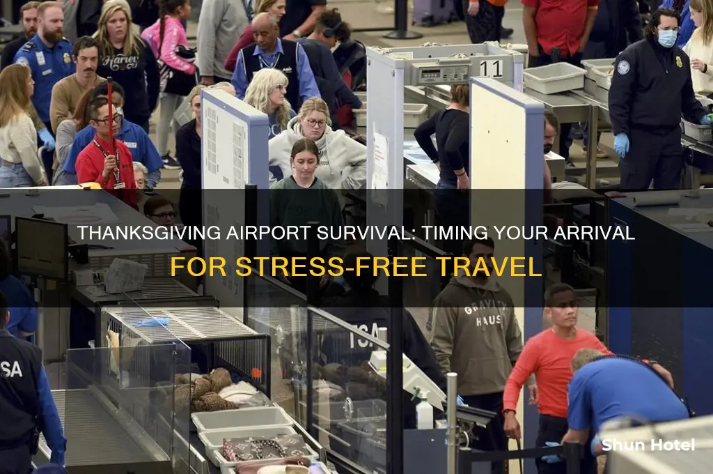 how early to get to the airport on thanksgiving