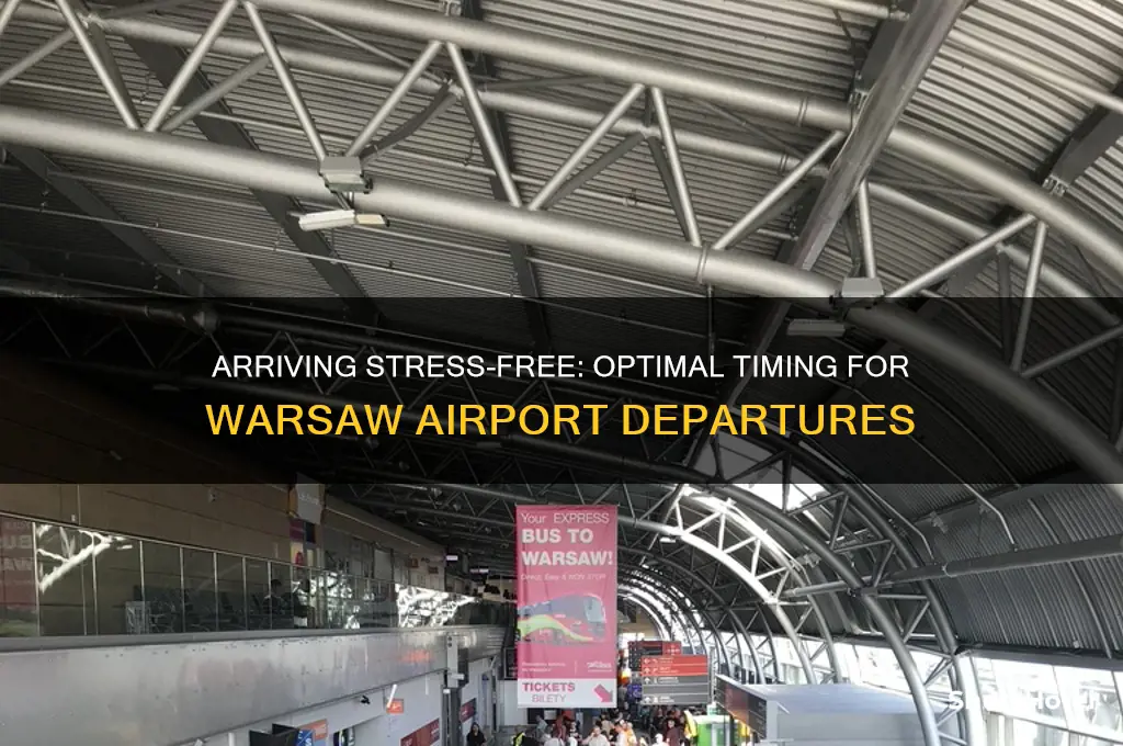 how early to get to warsaw airport
