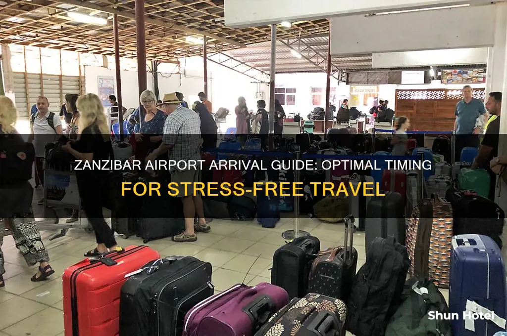 how early to get to zanzibar airport