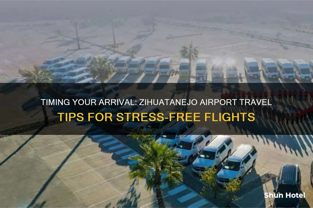 how early to get to zihuatanejo airport
