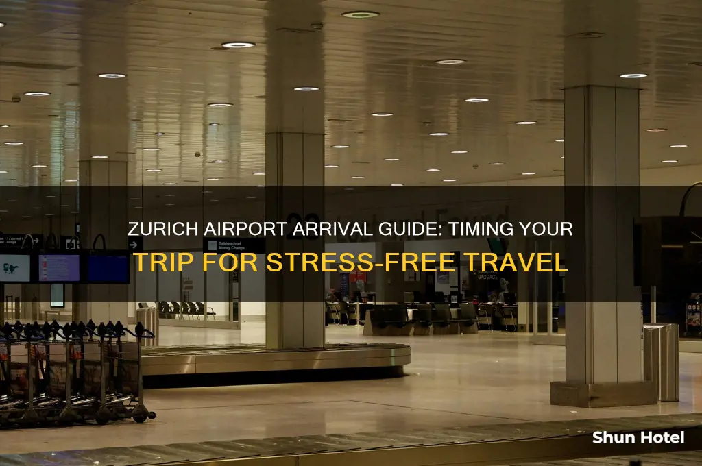 how early to get to zurich airport