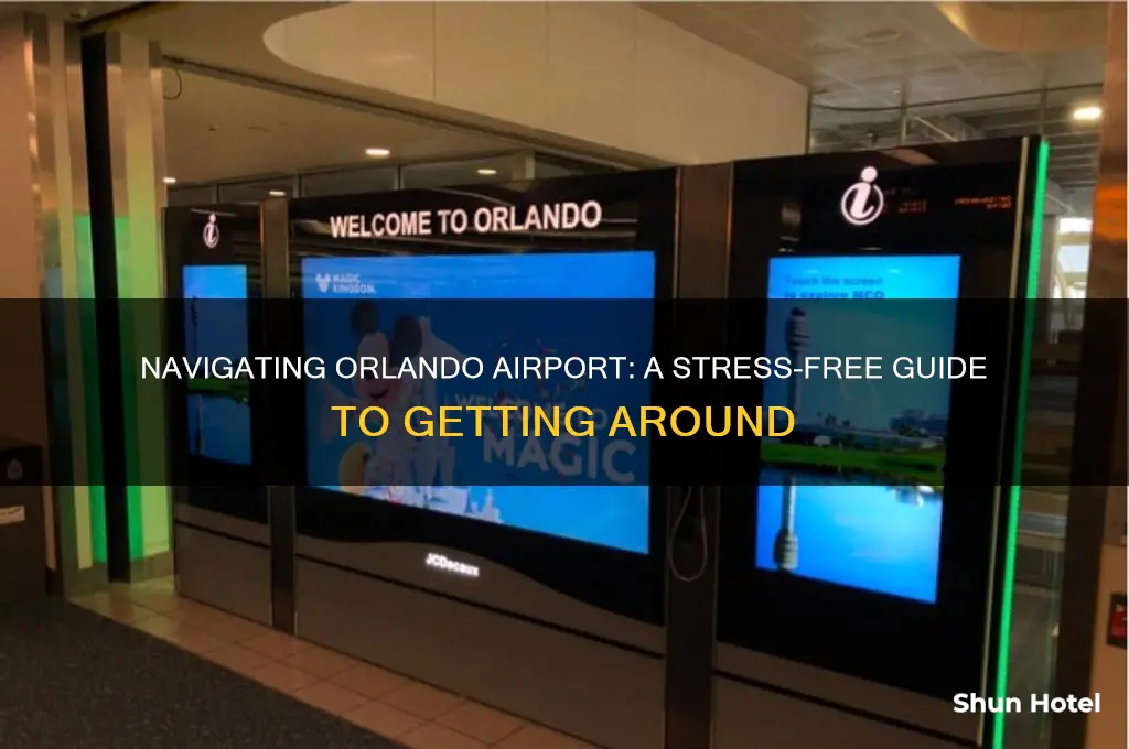 how easy is it to get around the orlando airport