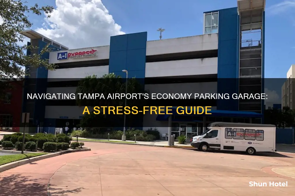 how easy to get to tampa airport economy parking garage