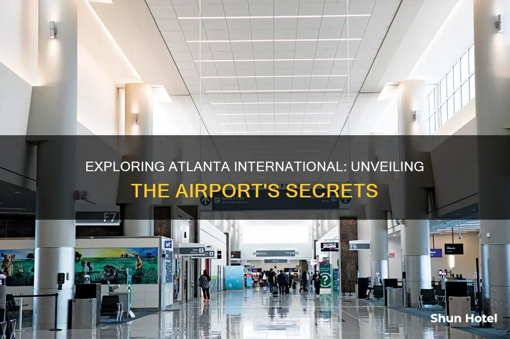 how far can you go inside atlanta international airport