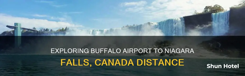 how far from buffalo airport to niagara falls canada