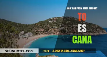 Exploring Ibiza: Es Cana's Distance from Ibiza Airport