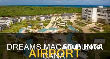 how far is dreams macao punta cana from the airport