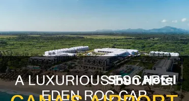 how far is eden roc cap cana from the airport