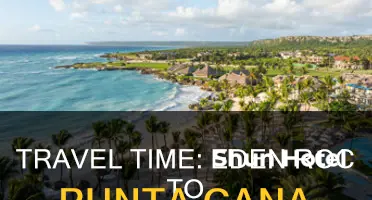 how far is eden roc from punta cana airport