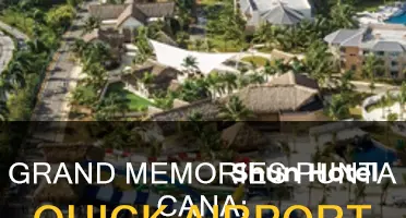how far is grand memories punta cana from airport