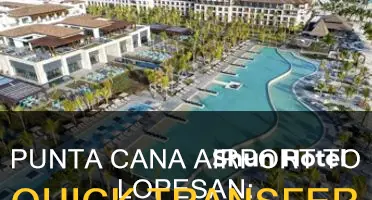 how far is lopesan punta cana from airport