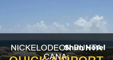 how far is nickelodeon punta cana from airport