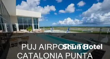 how far is puj airport from catalonia punta cana hotel