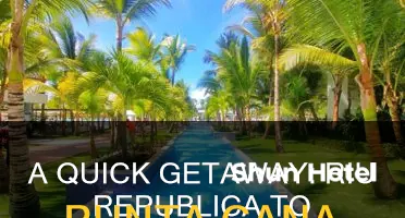 how far is riu republica from punta cana airport
