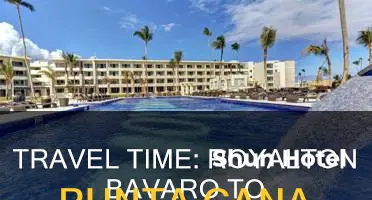 how far is royalton bavaro from punta cana airport