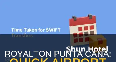 how far is royalton punta cana from airport