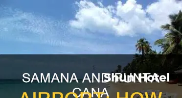 how far is samana from punta cana airport