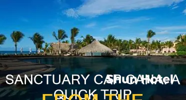 how far is sanctuary cap cana from the airport