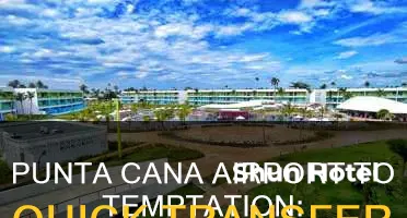 how far is temptation punta cana from airport
