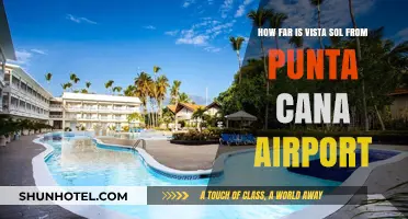 Vista Sol's Distance from Punta Cana Airport