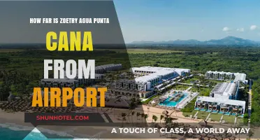 Zoetry Agua Punta Cana: Airport Transfer Time
