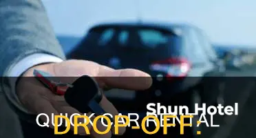 how fast can you drop off a car rental airport