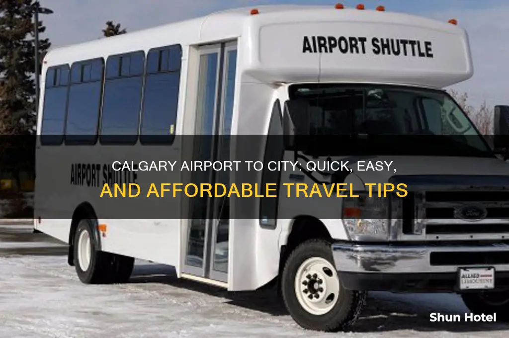 how get calgary airport to city